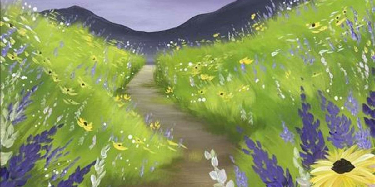 Flower Meadow Path - Paint and Sip by Classpop!™, 28 July | Event in San Antonio | AllEvents