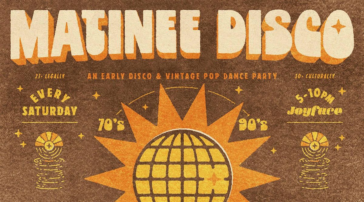 Matinee Disco @ Joyface, 6 September | Event in New York | AllEvents