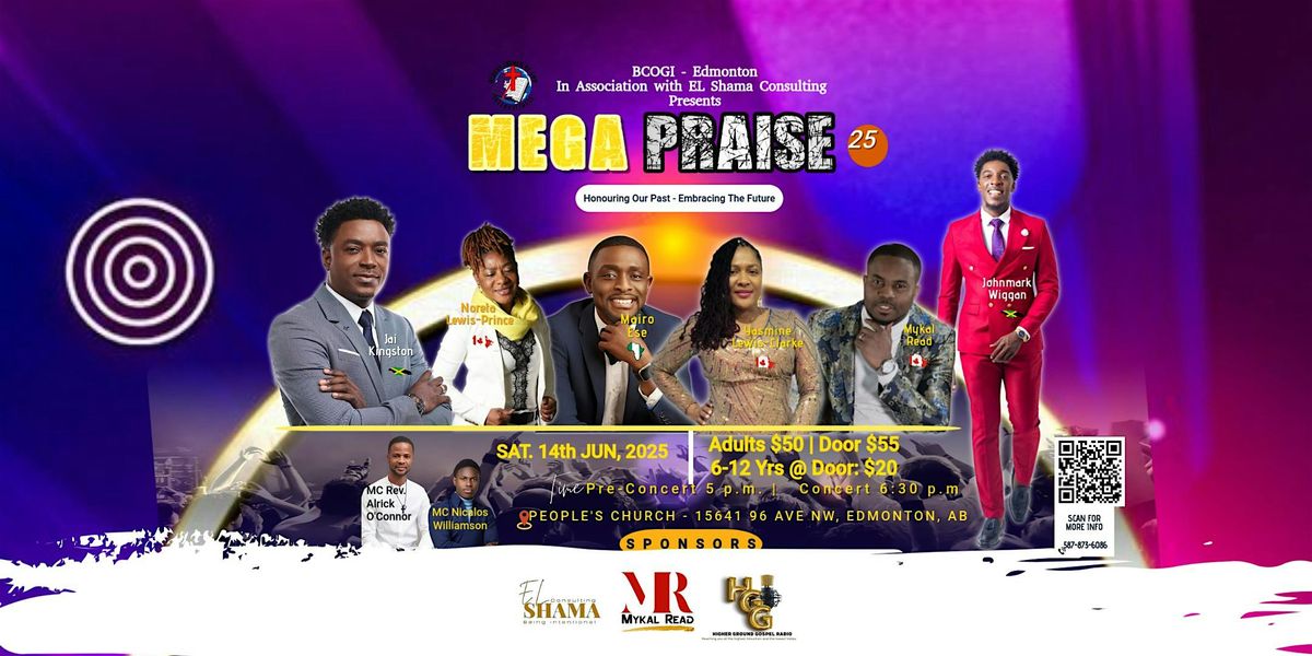 Mega Praise 25, 14 June | Event in Edmonton | AllEvents