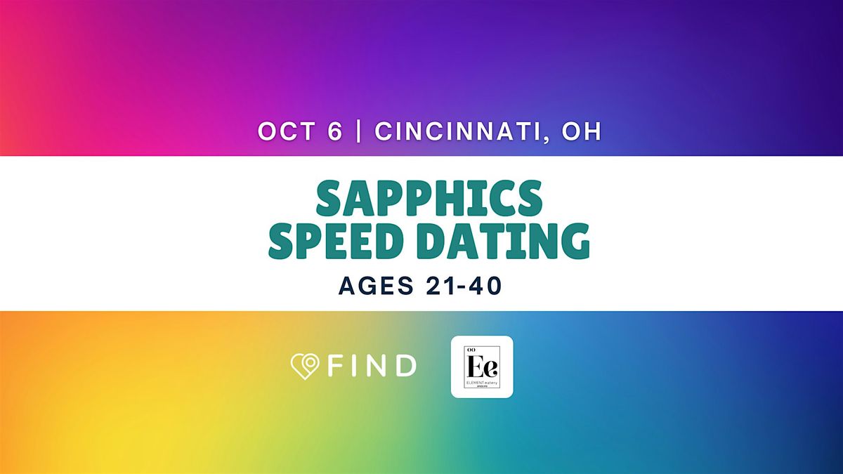 Sapphics Speed Dating Ages 21-40 | Cincinnati, OH, 6 October | Event in Cincinnati | AllEvents