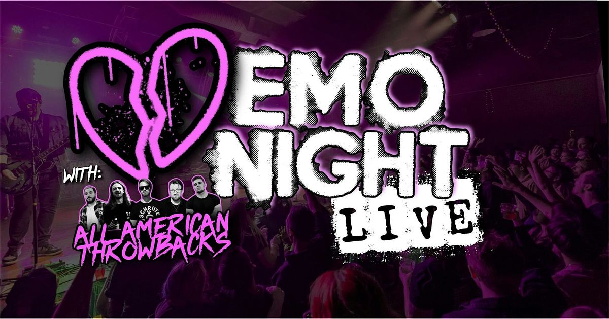 Emo Night LIVE w/ All American Throwbacks @ 3300 Event Center | Peoria, IL, 7 November | Event in Peoria | AllEvents