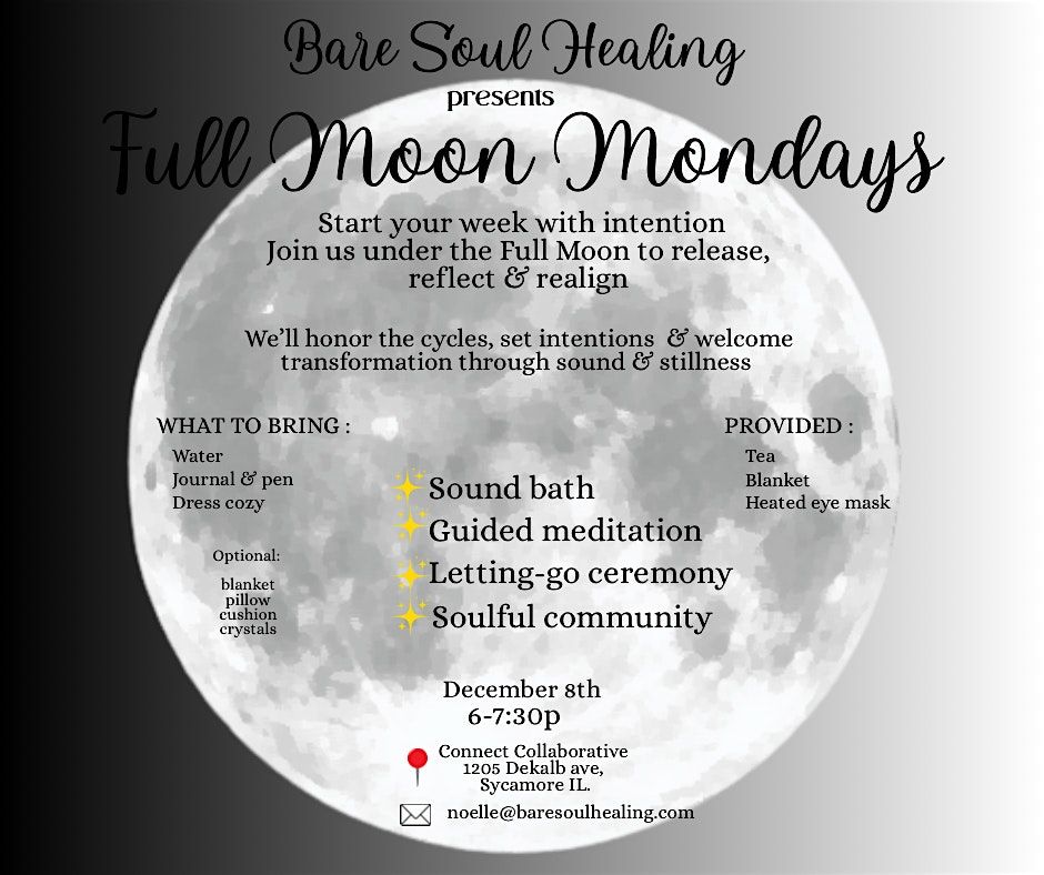 Full Moon Monday, 8 December | Event in Sycamore | AllEvents