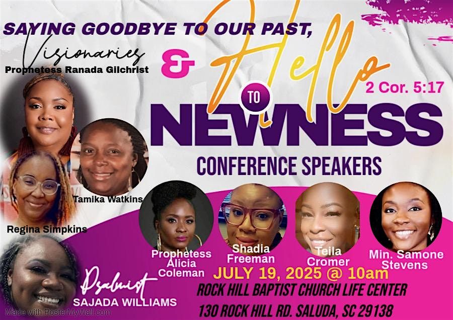 Saying goodbye to our past and hello to newness!!, 19 July | Event in Saluda | AllEvents