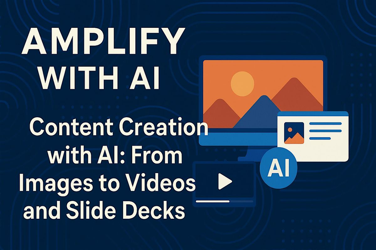 8-Week Cohort Amplify with AI Week 4: Content Creation with AI, 6 October | Event in Atlanta | AllEvents