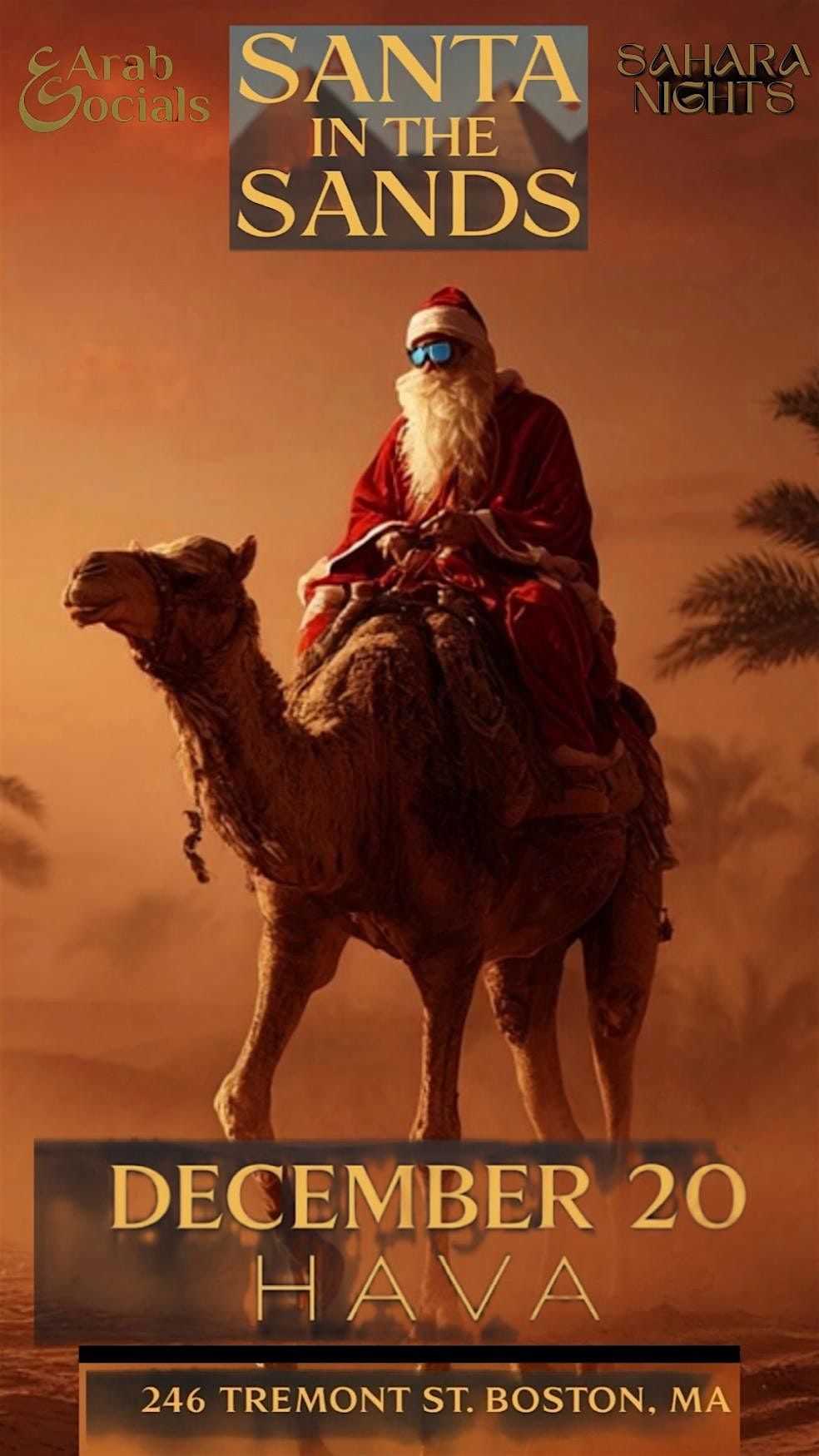SANTA IN THE SANDS, 20 December | Event in Boston | AllEvents