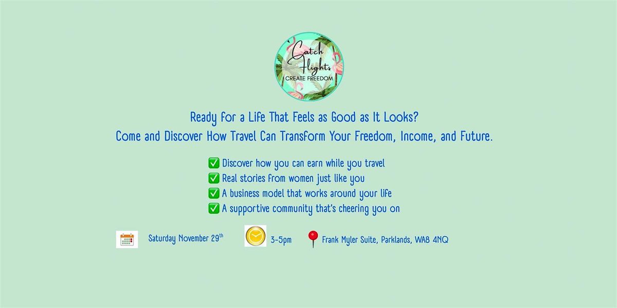 TRAVEL EVENT in Widnes - November 29th 2025, 29 November | Event in Widnes | AllEvents