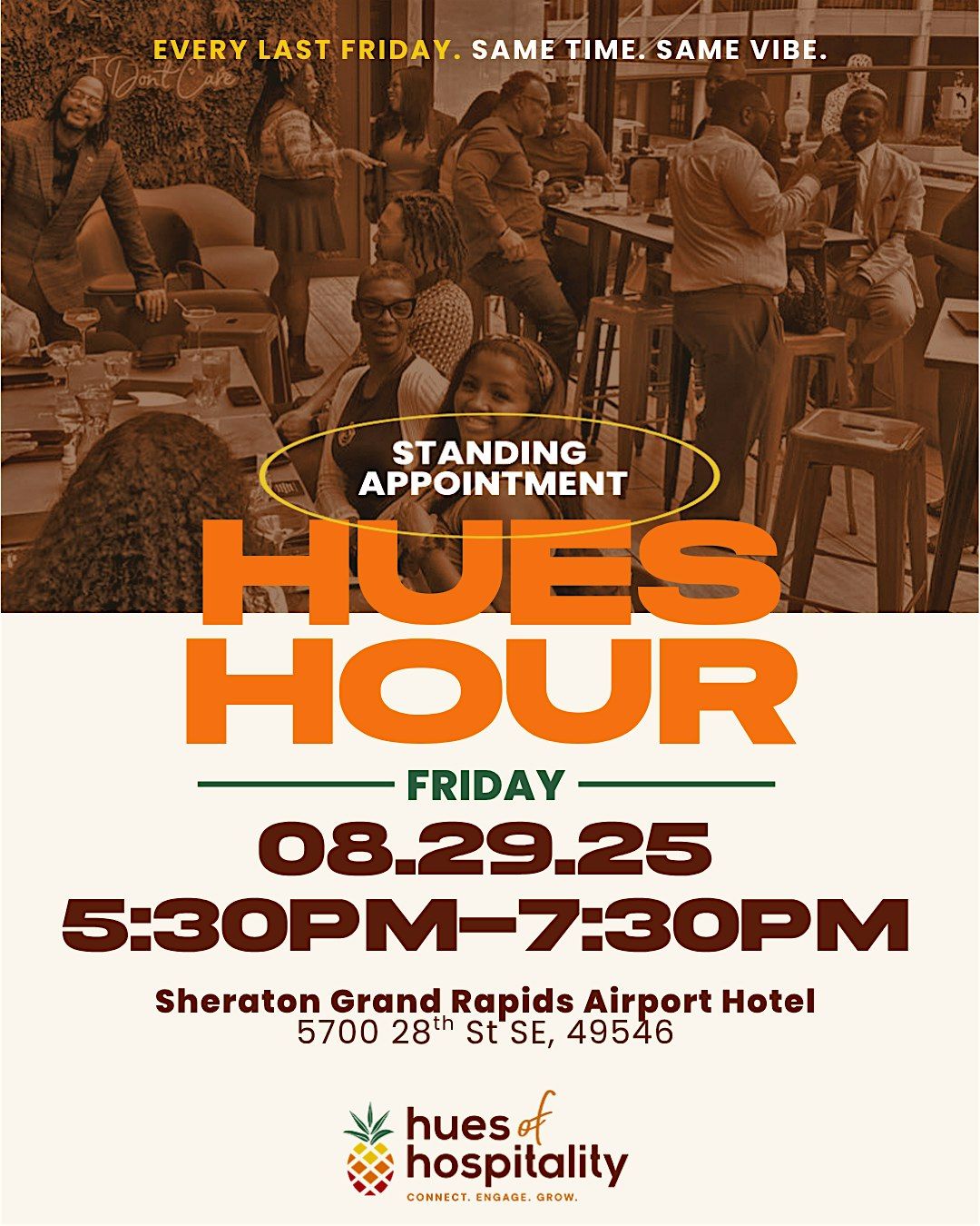 Hues Hour: Last Friday August Meet Up, 29 August | Event in Grand Rapids | AllEvents