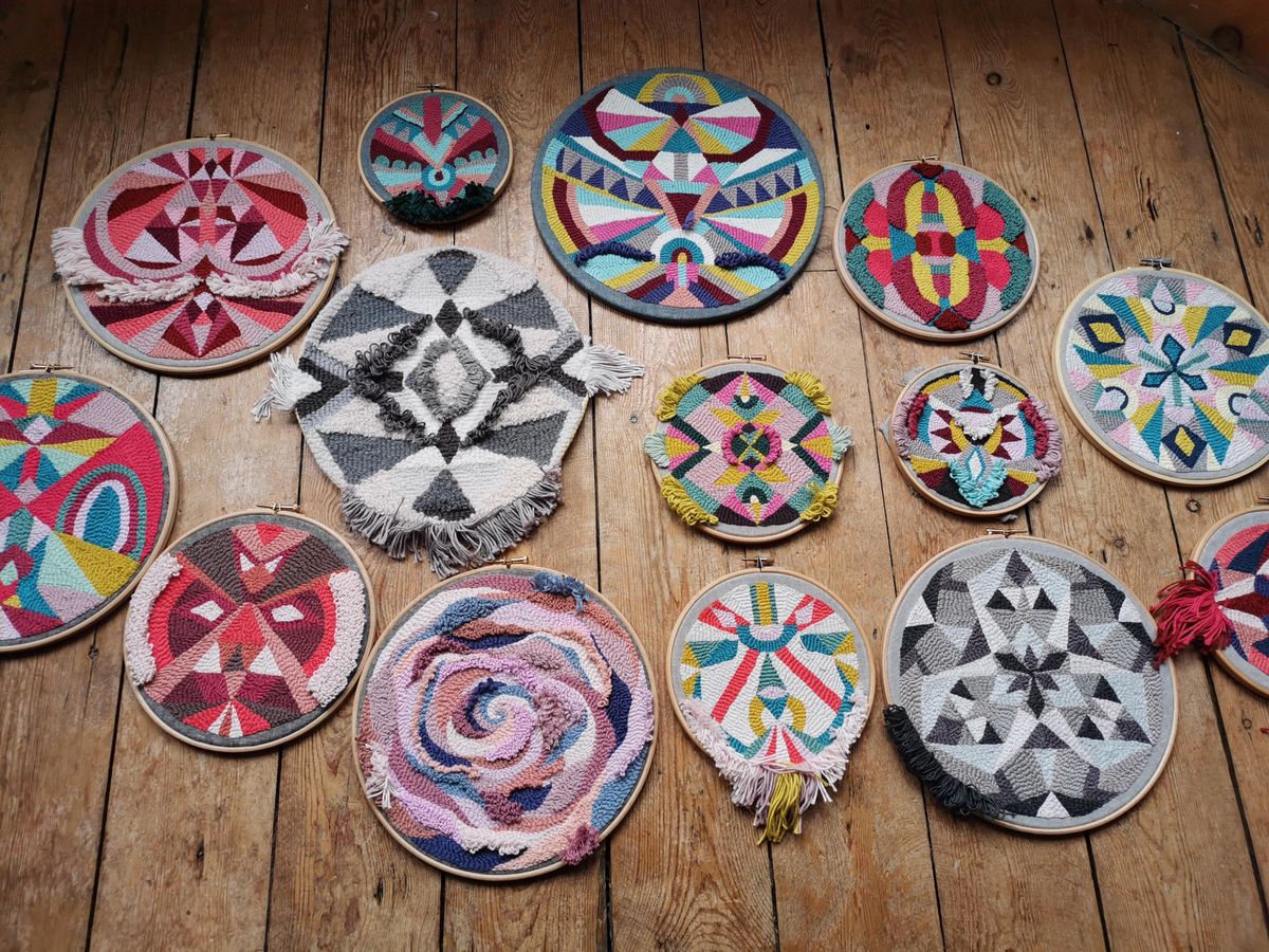 Beginners Punchneedle , Handmade Nottingham, August 31 2019