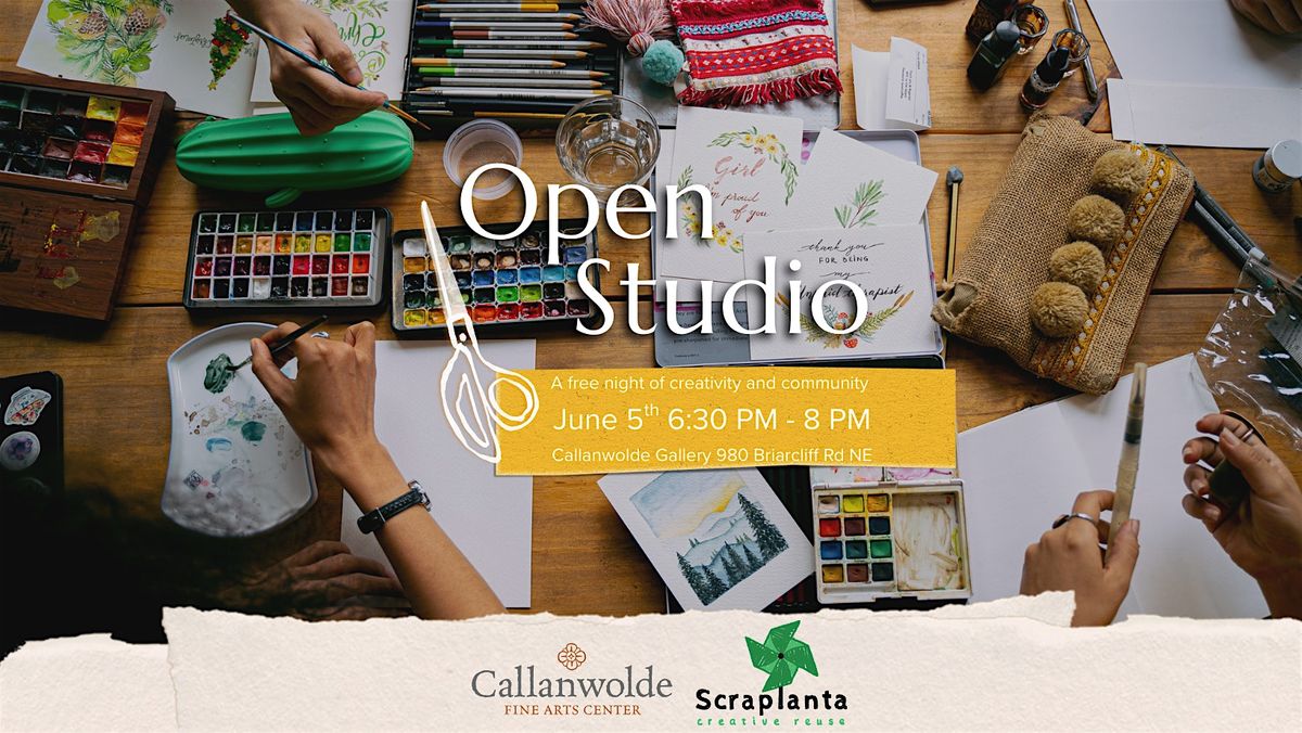 Open Studio with Callanwolde + Scraplanta, 5 June | Event in Atlanta | AllEvents