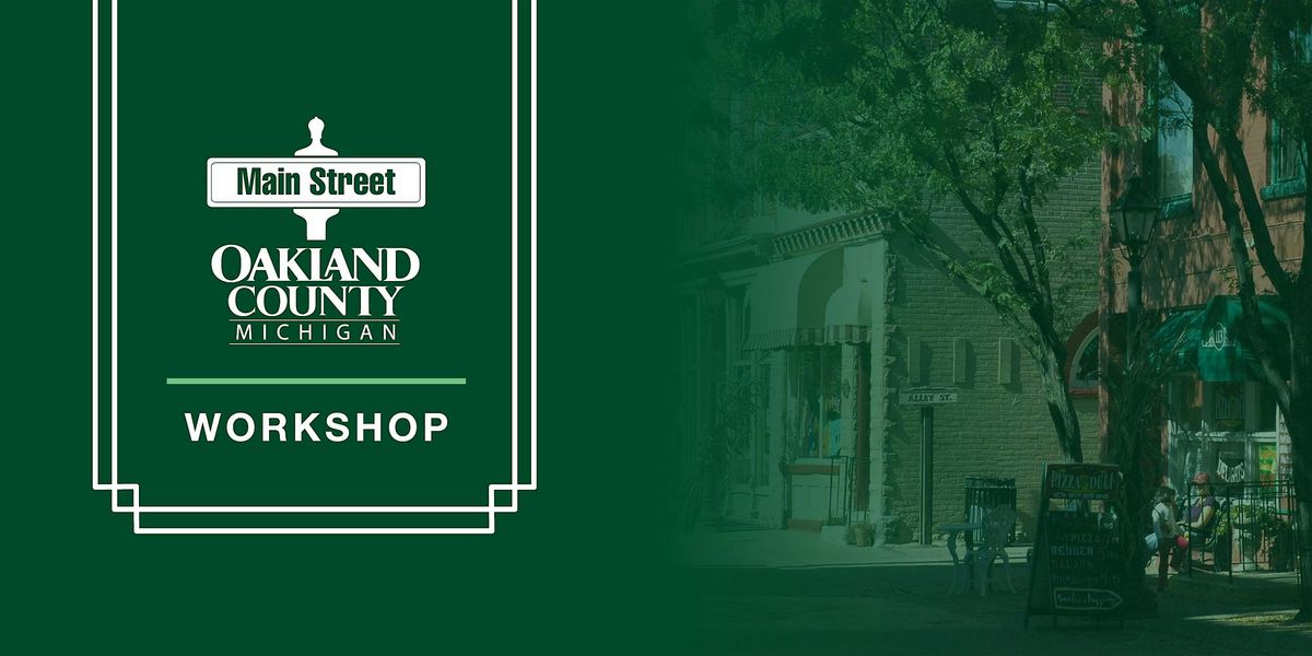 MSOC Training | Powers and Financing of Downtown Development Authorities, 28 August | Event in Waterford | AllEvents