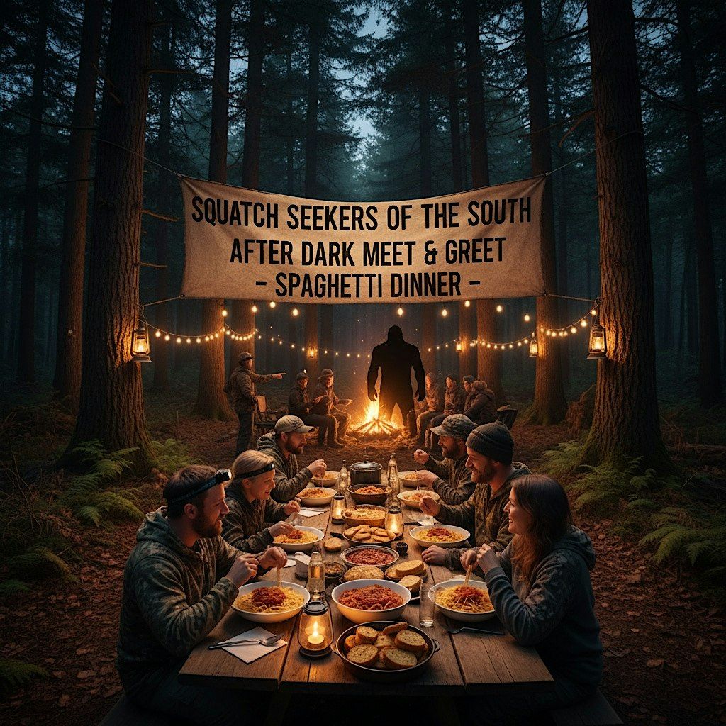 Squatch Seekers Afterdark Meet & Greet - Spaghetti Dinner - Local Squatchin, 6 March | Event in Seale