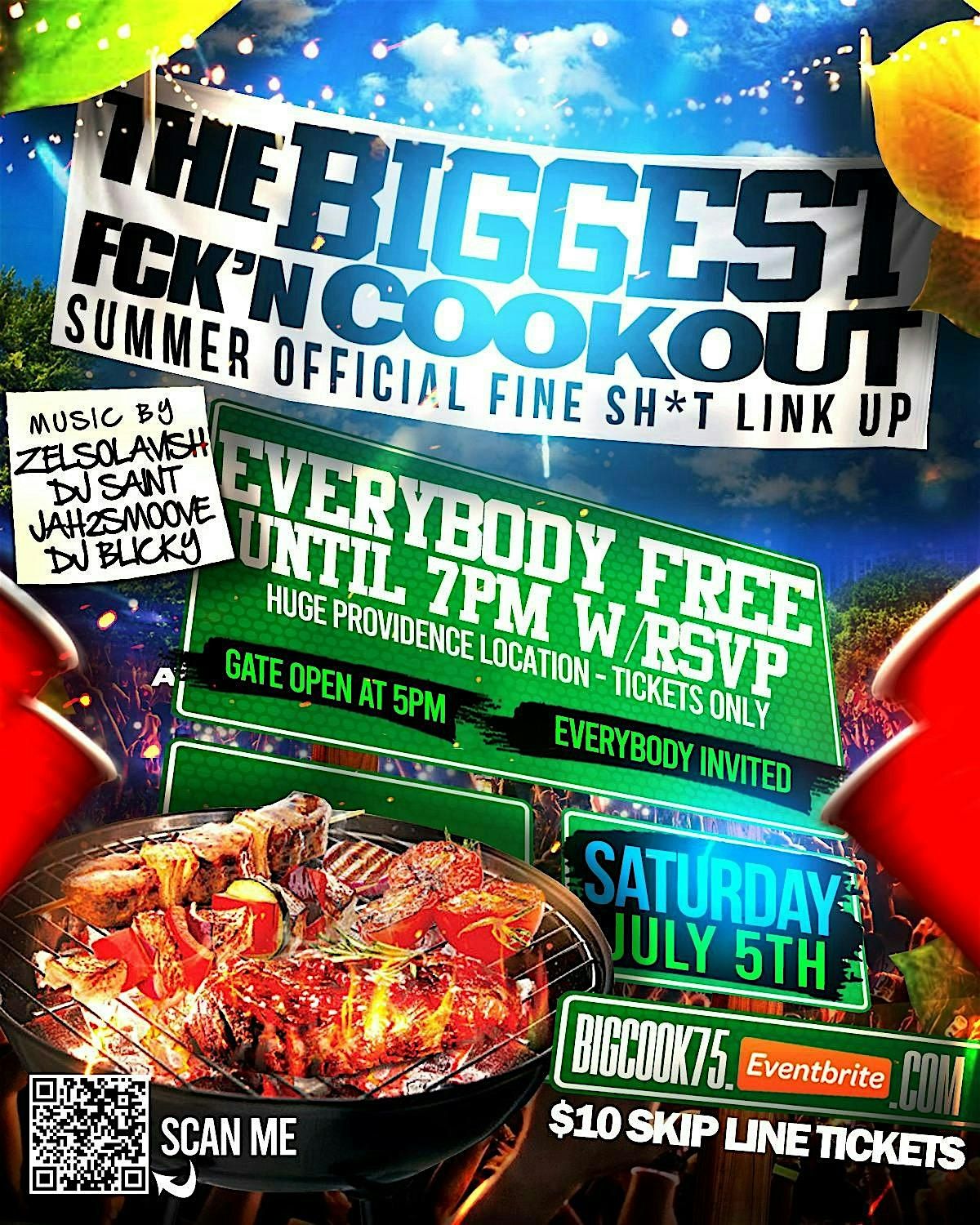 THE BIGGEST COOKOUT, 5 July | Event in Providence | AllEvents