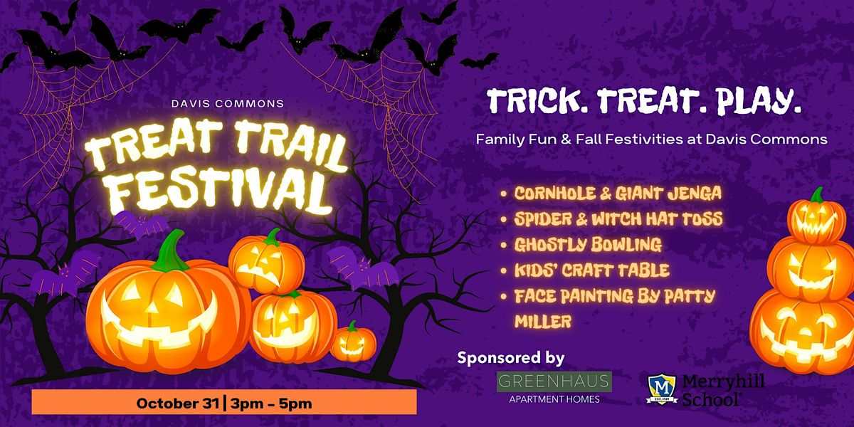 Davis Commons Treat Trail Festival, 31 October | Event in Davis | AllEvents