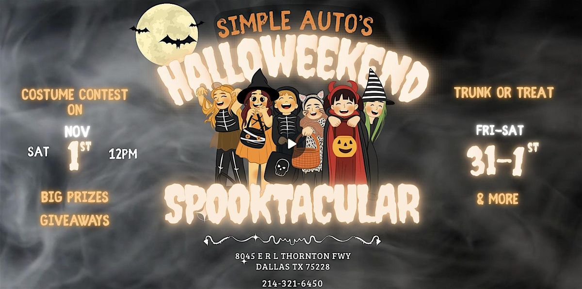 Simple Auto's Trunk-or-Treat, 31 October | Event in Dallas | AllEvents