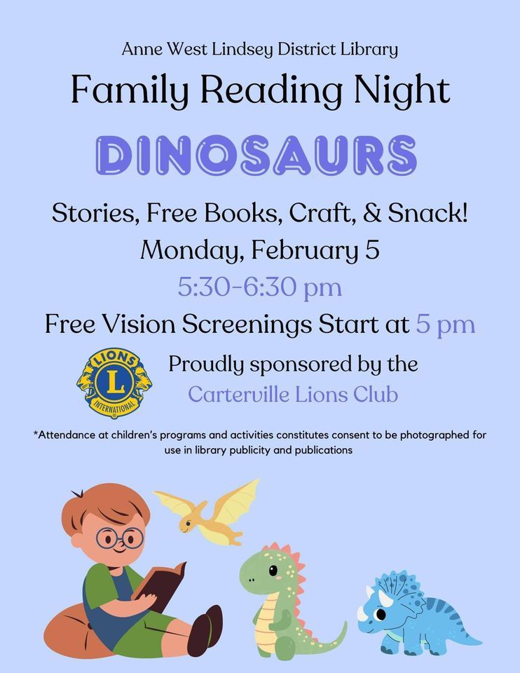 Carterville Lions Club Family Reading Night , Anne West Lindsey ...