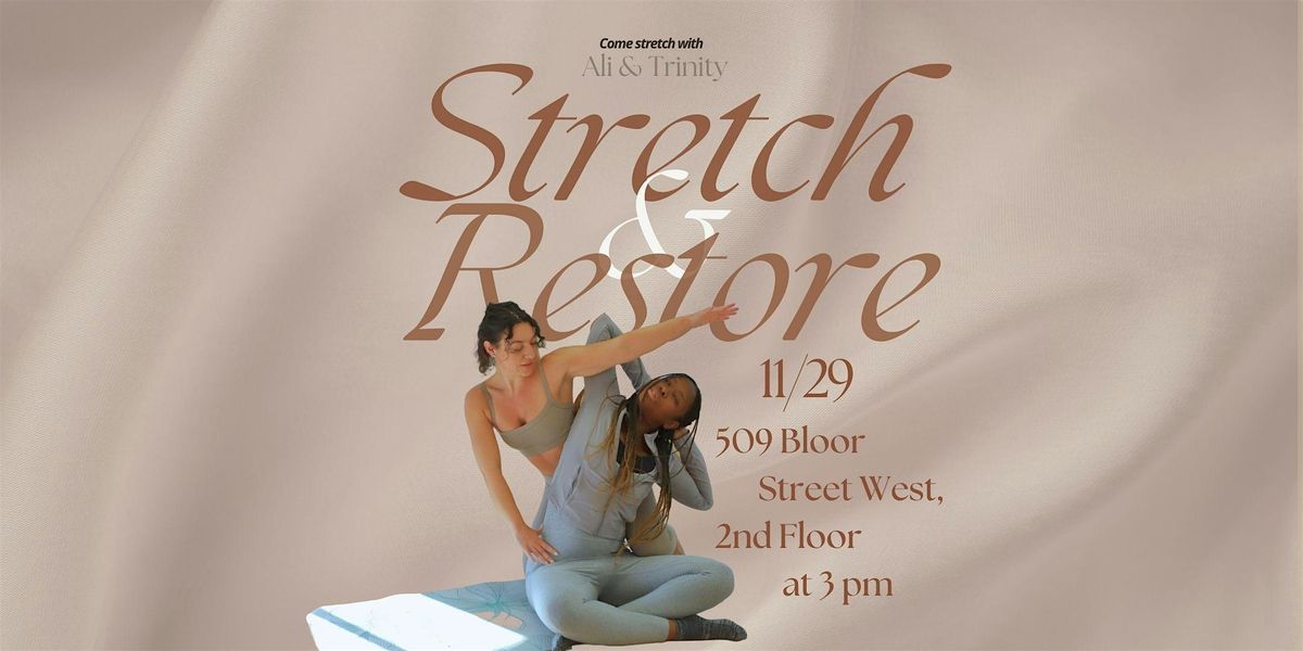 Stretch and Restore, 29 November | Event in Toronto | AllEvents
