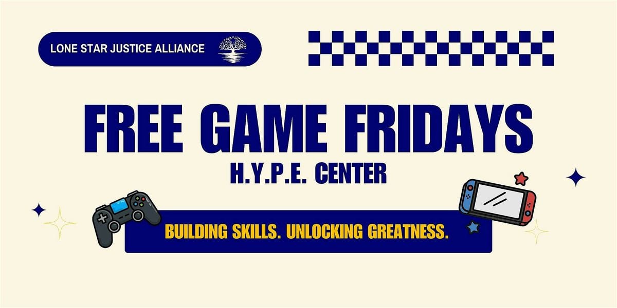 Free Game Fridays at the H.Y.P.E. Center | Event in Dallas | AllEvents