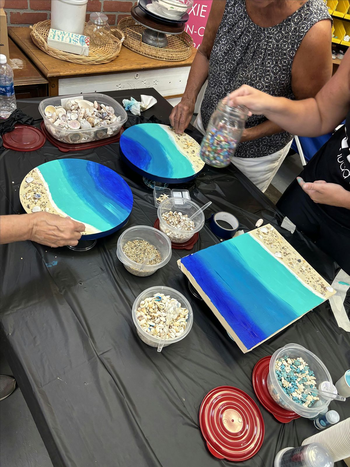 Ocean Resin 3D Mixed Media Painting on a Wood Canvas Workshop, 8 July | Event in St. Petersburg | AllEvents