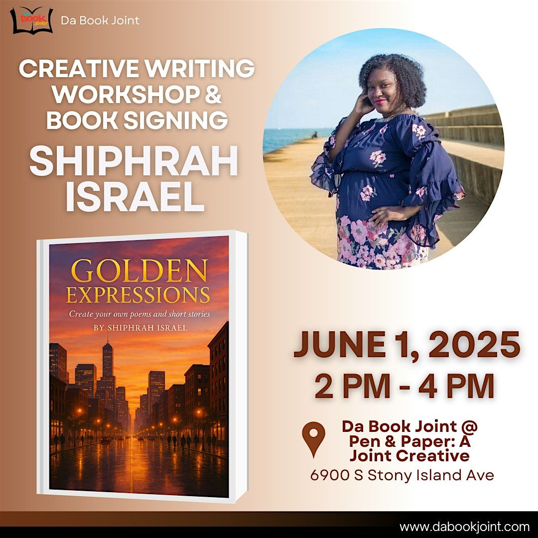 Creative Writing Workshop and Book Signing with Shiphrah Israel, 1 June | Event in Chicago | AllEvents