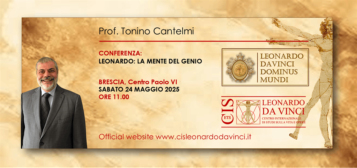 Leonardo: la mente del genio, 24 May | Event in Brescia | AllEvents