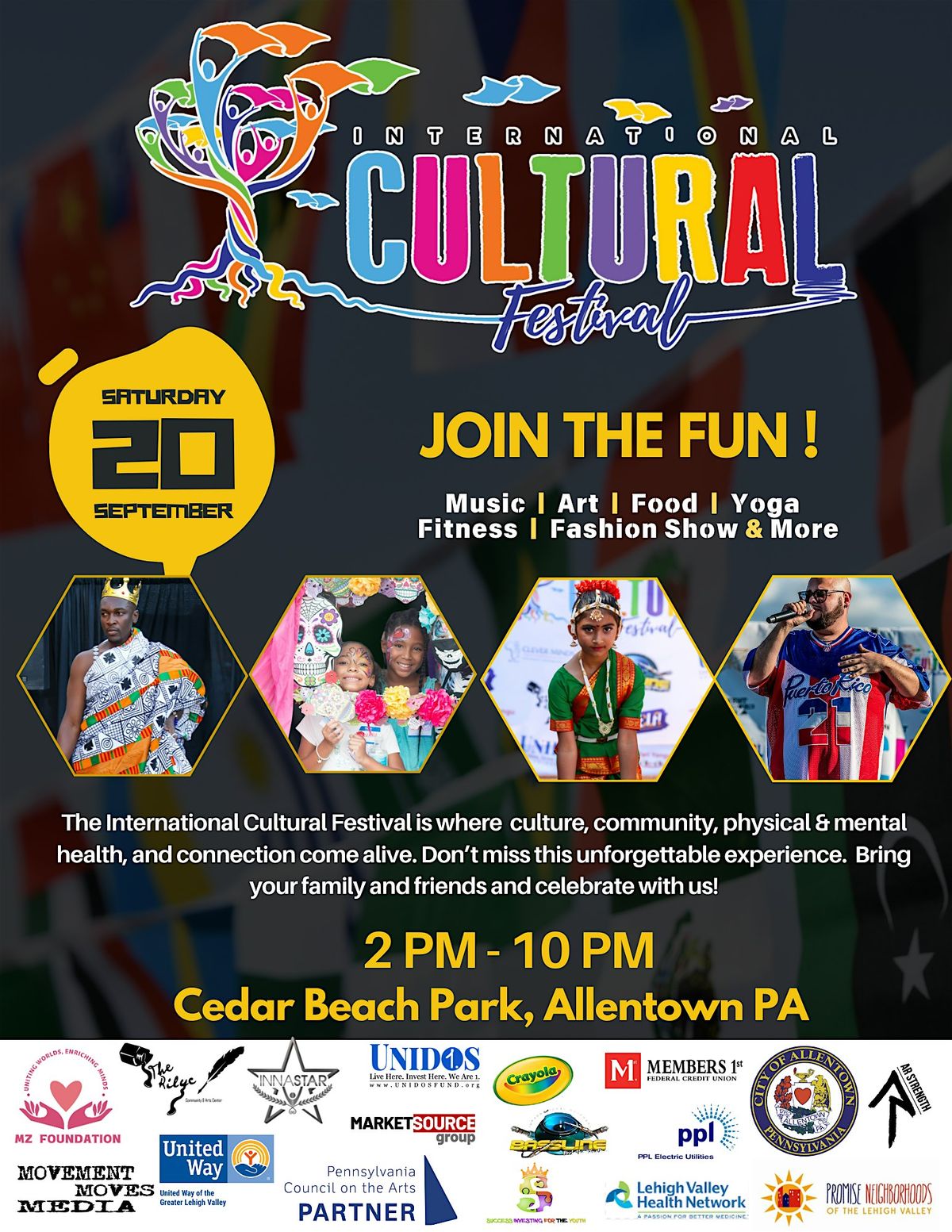 6th Annual International Cultural Festival - Allentown, 20 September | Event in Allentown | AllEvents