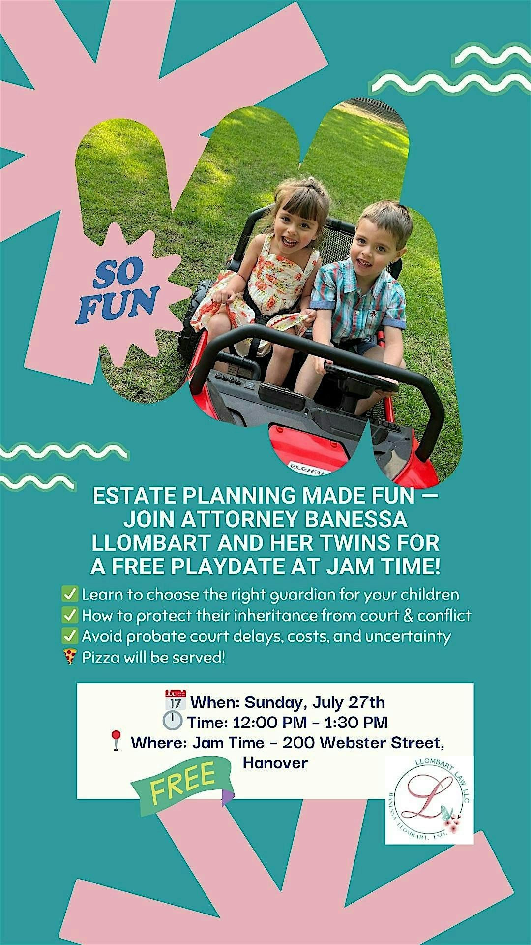 Estate Planning Made Fun — Join Us at Jam Time!, 27 July | Event in Hanover | AllEvents