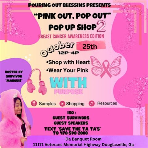 Pink Out Pop Up 2, 25 October | Event in Douglasville | AllEvents