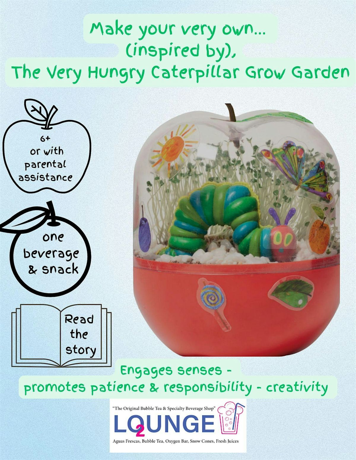 “The Very Hungry Caterpillar” Grow Kit, 8 June | Event in Lake Geneva | AllEvents