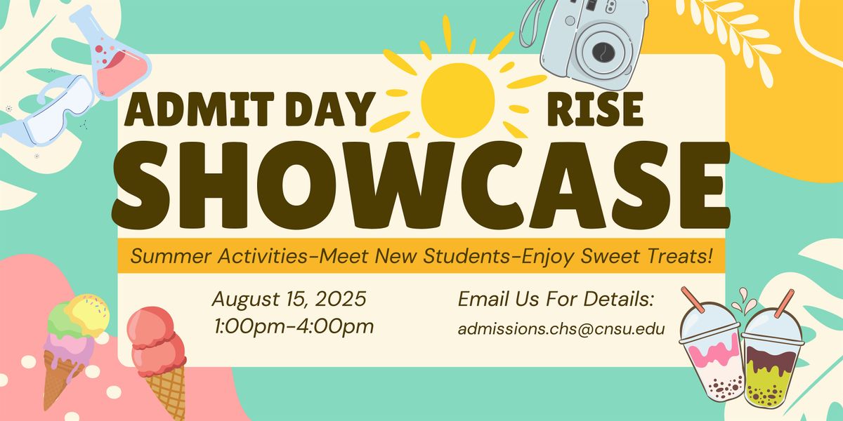 RISE/ADMIT Day | Event in Rancho Cordova | AllEvents