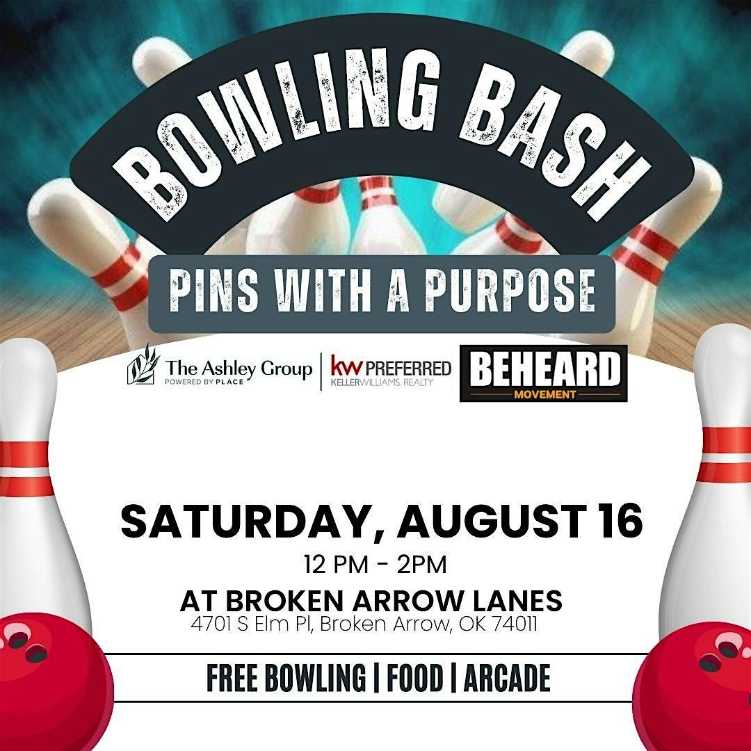 Bowling Bash - Pins with a Purpose, 16 August | Event in Broken Arrow | AllEvents