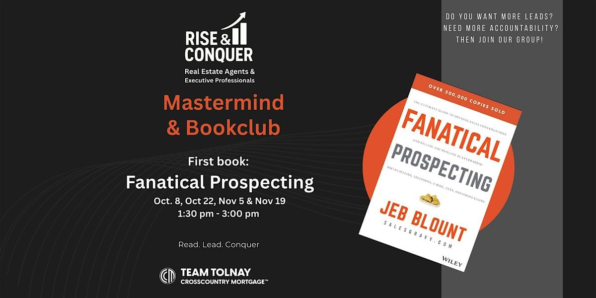 Rise & Conquer: Mastermind Book Club (4-Session Series), 8 October | Event in Lakewood | AllEvents