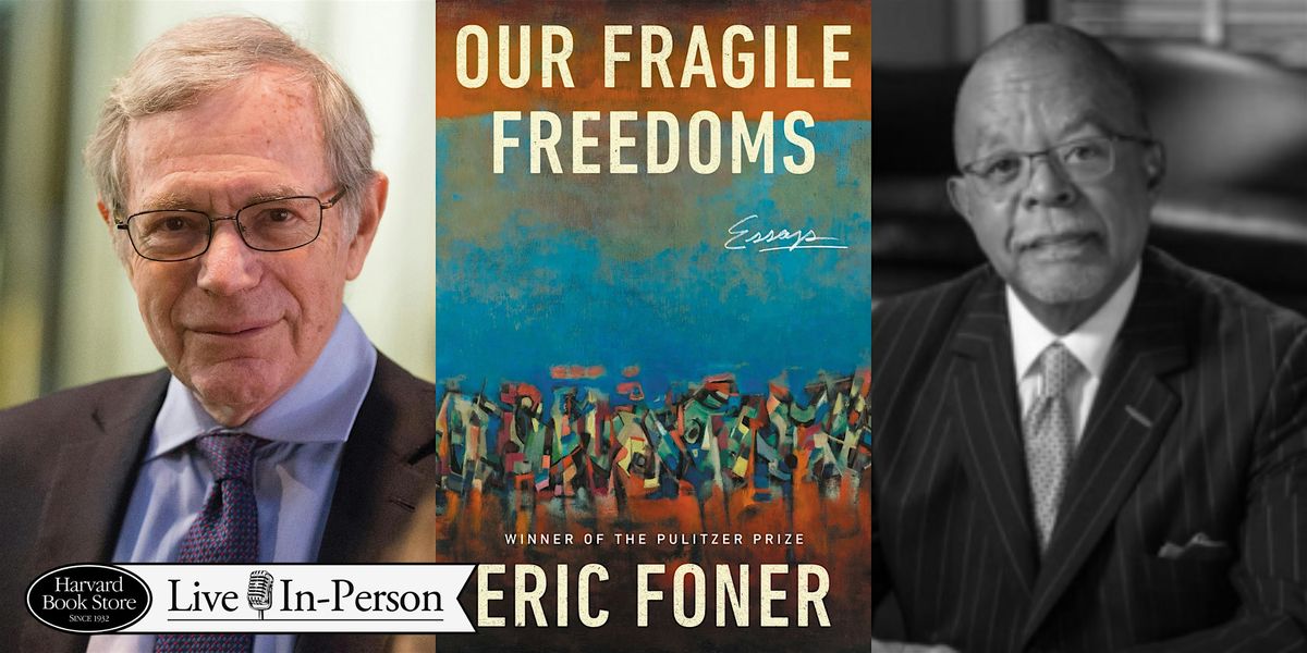 Eric Foner at The Brattle Theatre, 10 September | Event in Cambridge | AllEvents