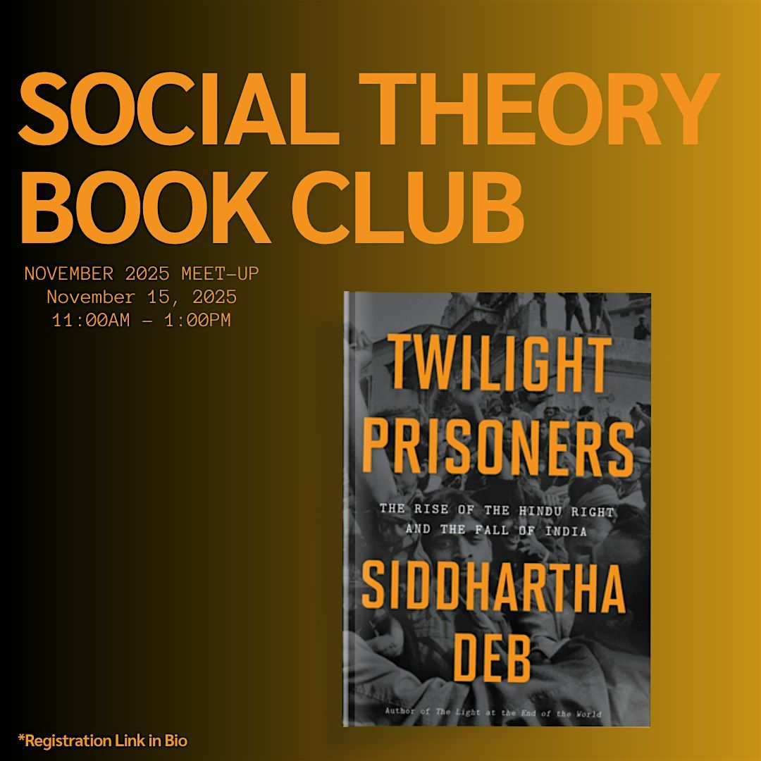 November 2025 Social Theory Book Club, 15 November | Event in Ottawa | AllEvents