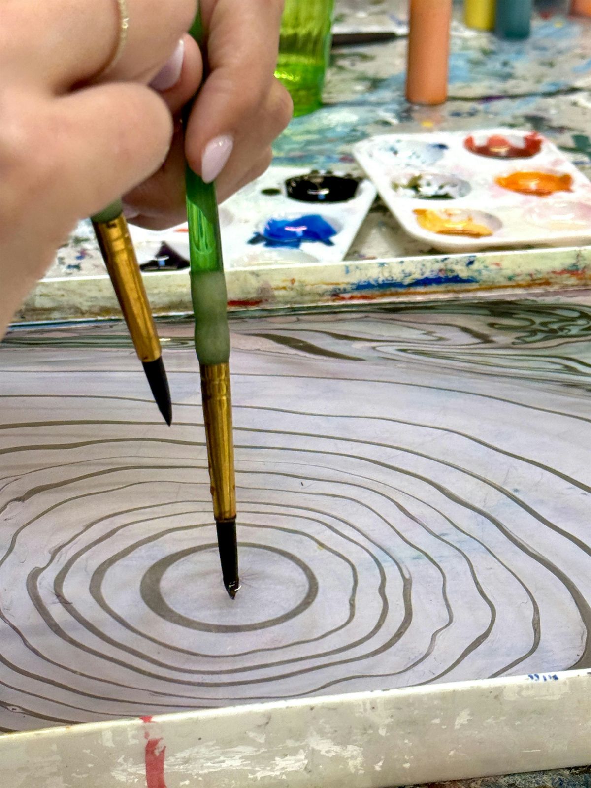Mindful Marbling: Intro to Ink Marbling, 20 October | Event in Austin | AllEvents
