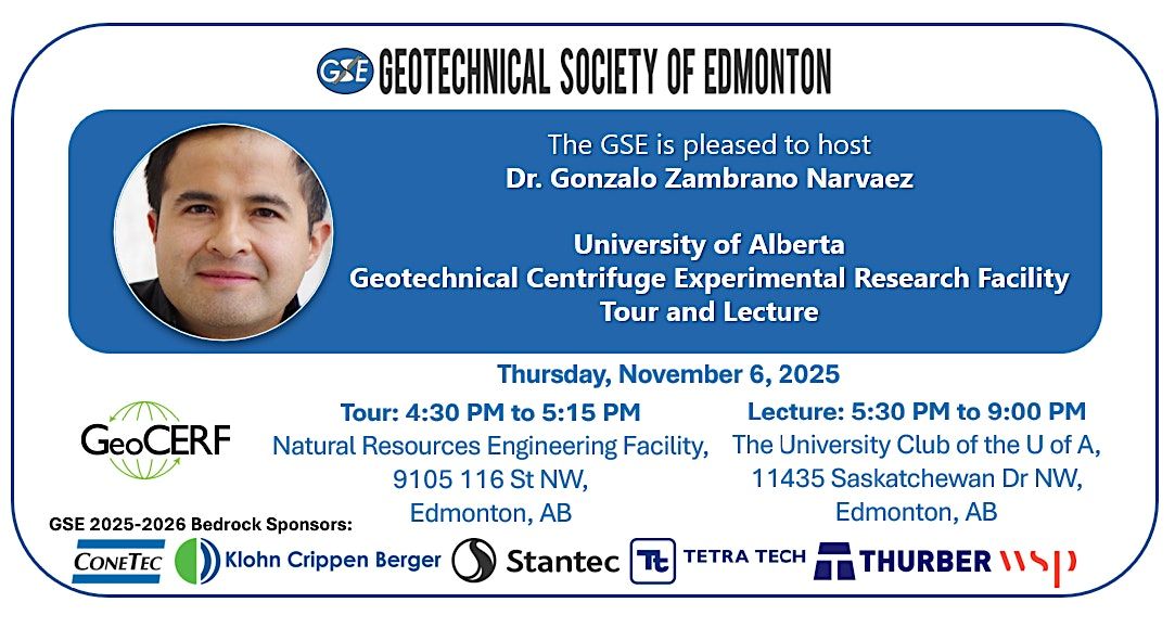 GSE University of Alberta GeoCERF Tour and Lecture | Event in Edmonton | AllEvents