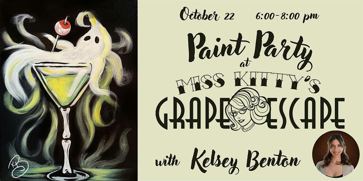 Spooktini Paint Party at The Grape Escape, 22 October | Event in Galena | AllEvents