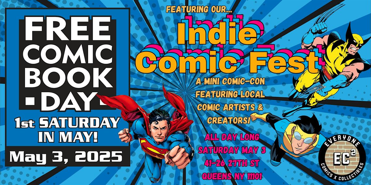 FCBD INDIE COMIC FEST TABLE RESERVE | Event in Queens | AllEvents