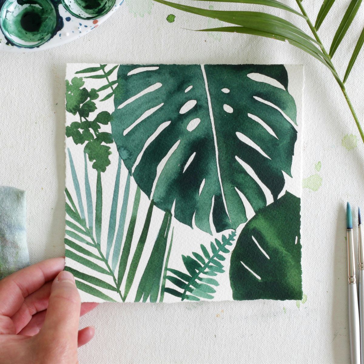 Art Happy Hour | Jungle Chic: Painting Tropical Plants in Watercolor, 21 May | Event in Delray Beach | AllEvents
