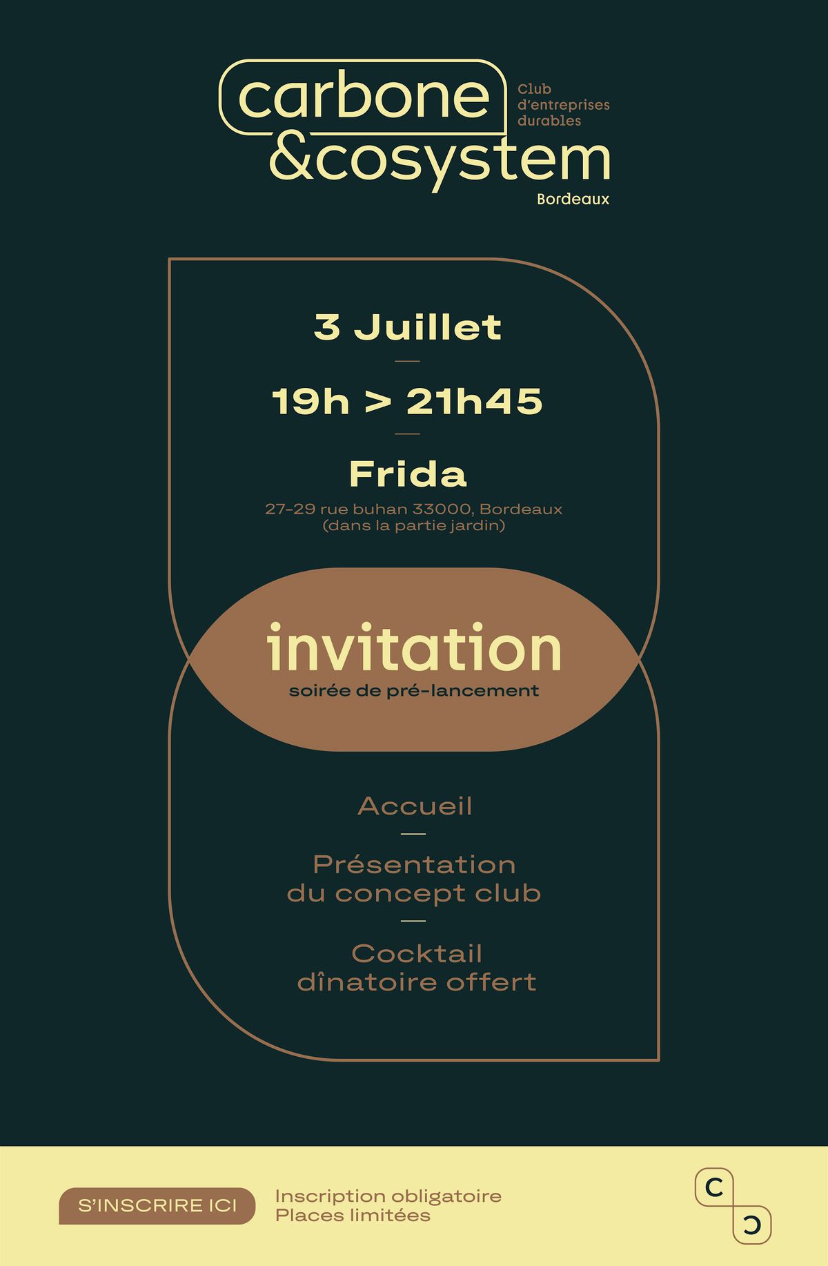 Carbone &CoSystem - Soirée de présentation, 3 July | Event in Bordeaux | AllEvents