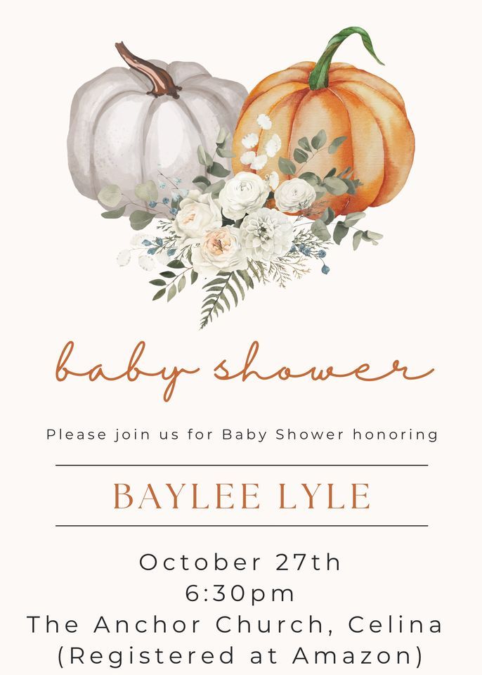 Baby Shower for Baylee, The Anchor Church of Celina, 27 October 2023