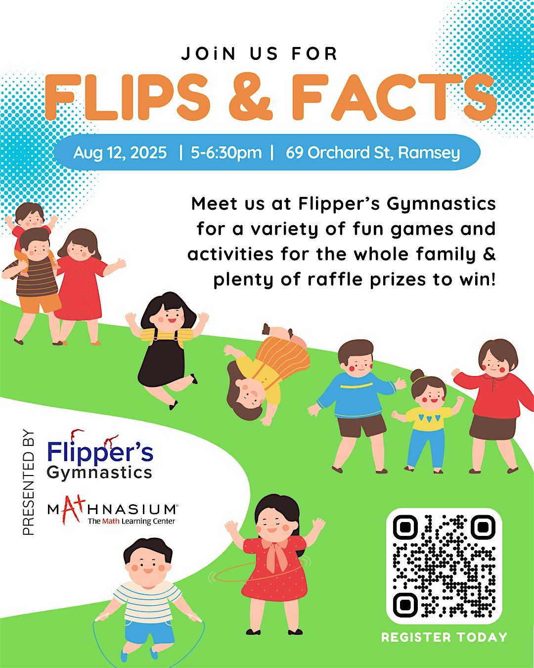 Flips & Facts, 12 August | Event in Ramsey | AllEvents