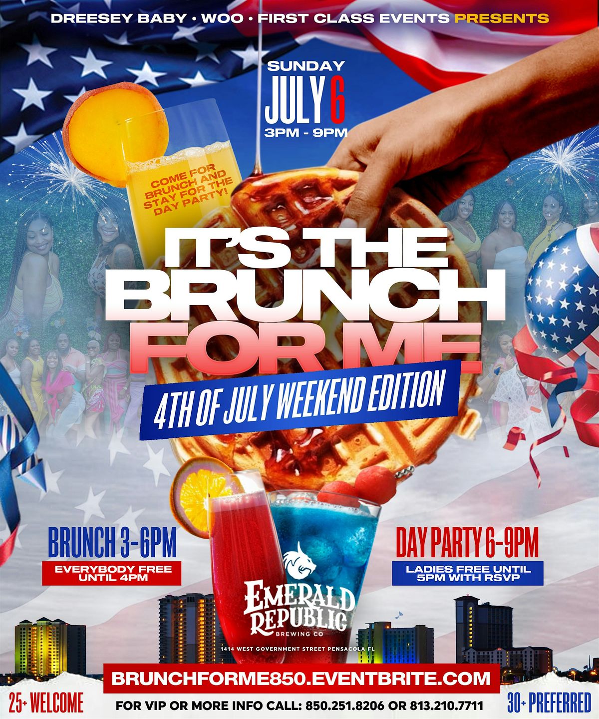 It’s The Brunch For Me: 4th of July Weekend Edition, 6 July | Event in Pensacola | AllEvents