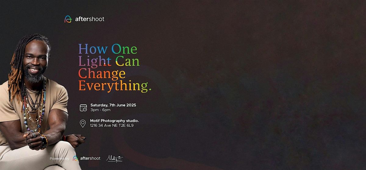 Photography Workshop: How One Light Can Change Everything, 7 June | Event in Calgary | AllEvents