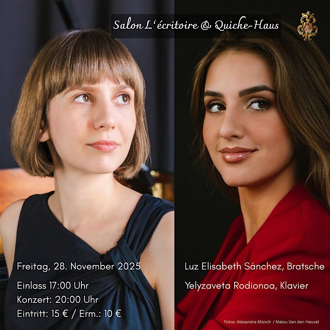 Ein Kammermusikabend mit Yelyzaveta Rodionova und Luz Elisabeth Sánchez | Event in Berlin | AllEvents