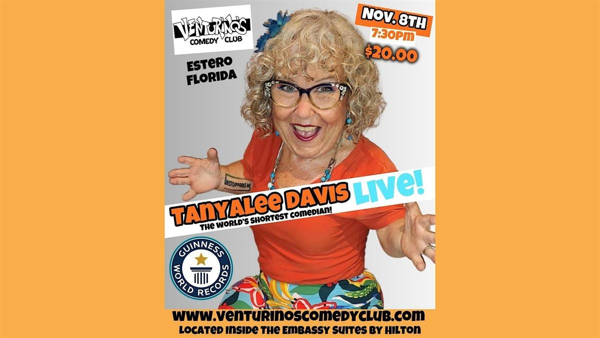 Tanyalee Davis at Venturino's Comedy Club!, 8 November | Event in Estero | AllEvents