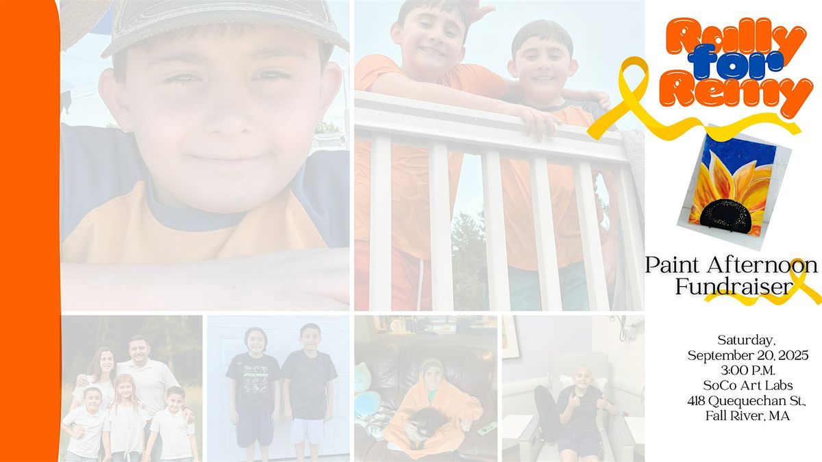 Rally for Remy: Paint Afternoon Fundraiser, 20 September | Event in Fall River | AllEvents