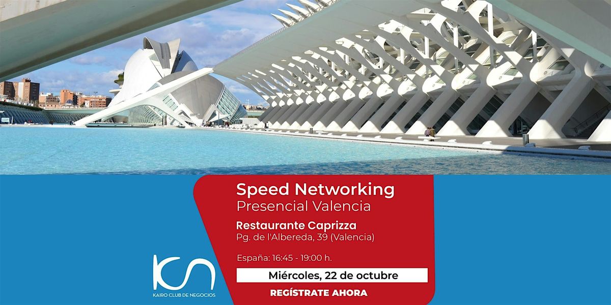 Speed Networking Presencial Valencia - 22 de octubre, 22 October | Event in València | AllEvents