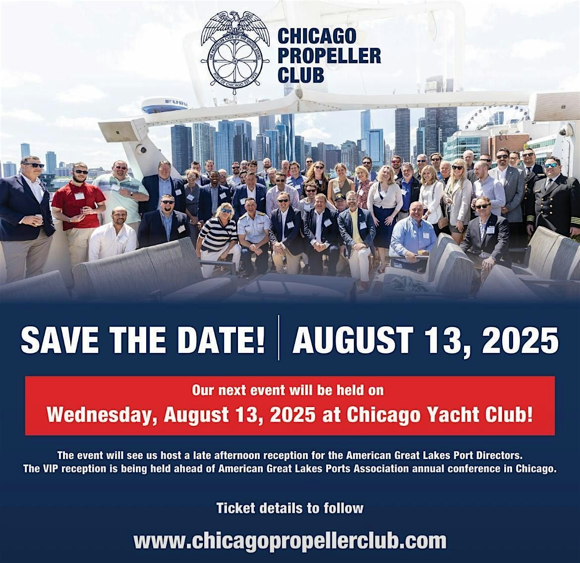 Chicago River VIP Networking Cruise - Chicago Propeller Club, 29 October | Event in Chicago | AllEvents