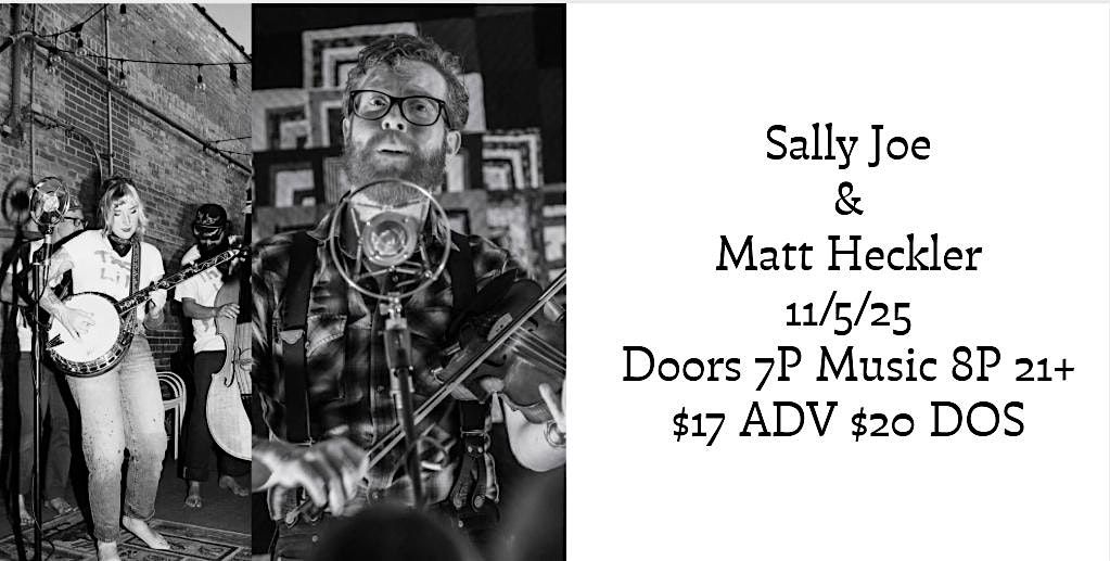 Sally Joe + Matt Heckler Live At Monk’s, 5 November | Event in Missoula | AllEvents