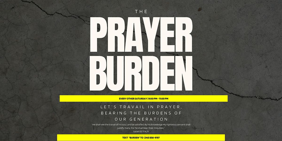 Prayer Burden - Prayer Community | Event in Hyattsville | AllEvents